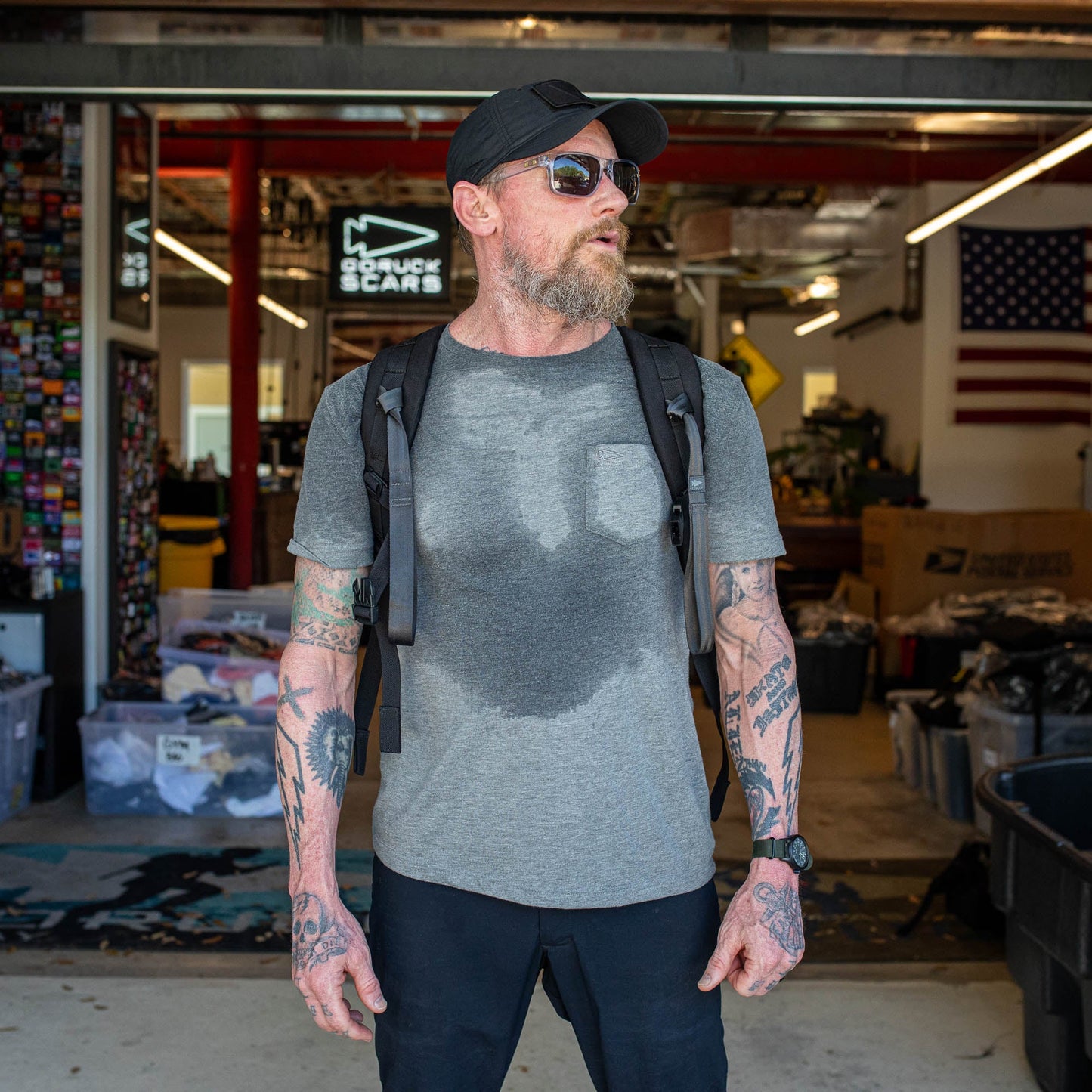 Short Sleeve Pocket Tee - Tri-BlendX
