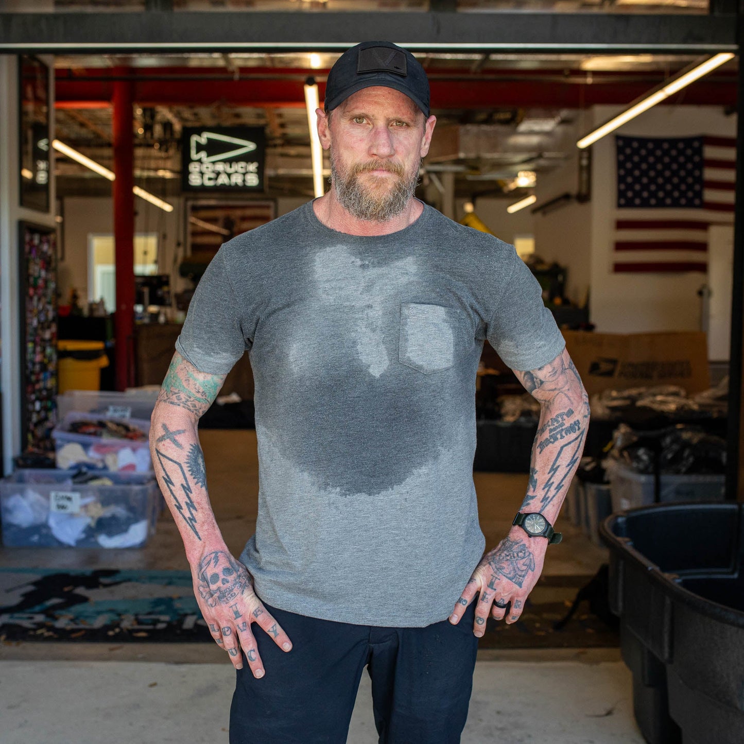 Short Sleeve Pocket Tee - Tri-BlendX
