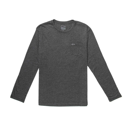 Men's Long Sleeve Pocket Tee - Tri-BlendX
