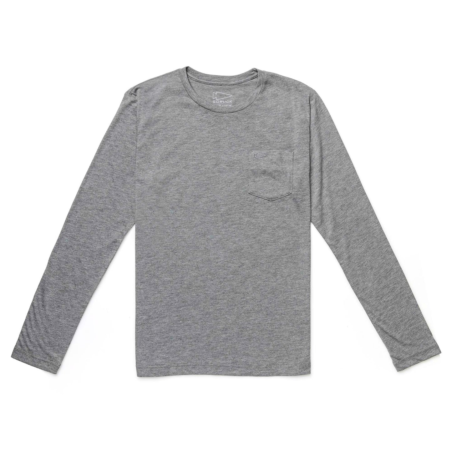 Men's Long Sleeve Pocket Tee - Tri-BlendX