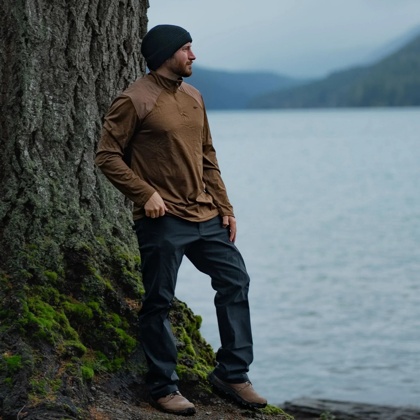Men's Commando Quarter Zip - Merino Wool